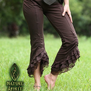 Womens Ruffle Capris -  Australia