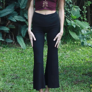 High Waisted Flared Leggings, Yoga Flow Leggings, Boho Leggings, Festival Leggings, Activewear Leggings, Workout Leggings, Hippie Leggings,