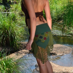 Hippie Skirt, Burning Man Clothing, Festival Skirt, Faerie Skirt, Wrap Skirt, Bohemian Skirt, Pixie Skirt, Pixie Clothing, Boho Skirt
