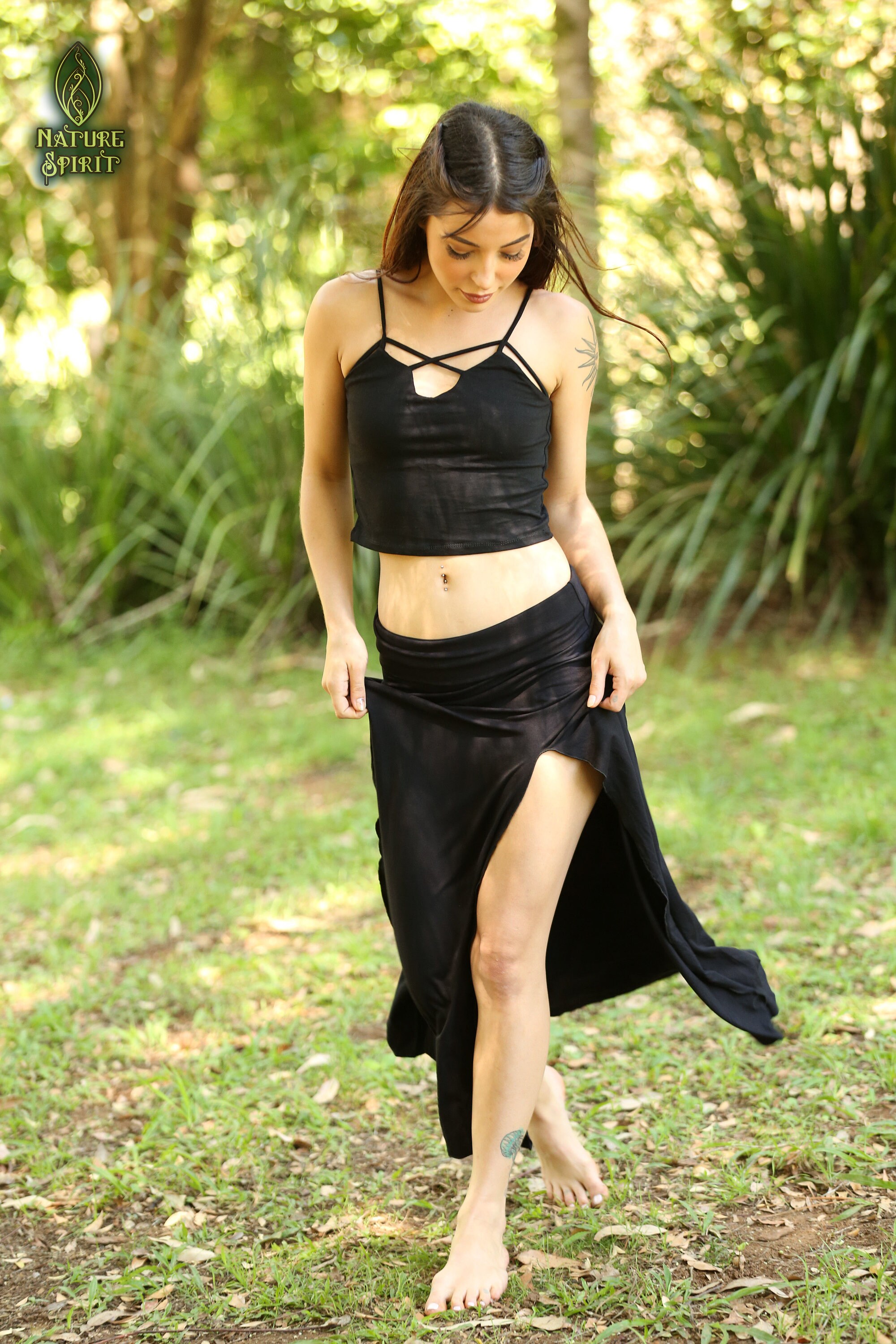 Caged Crop Top, Pixie Top, Fairy Top, Psytrance Top, Hippie