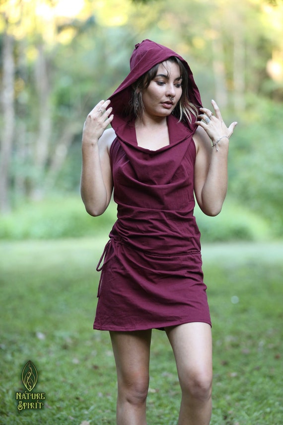 Backless hoodie dress sale