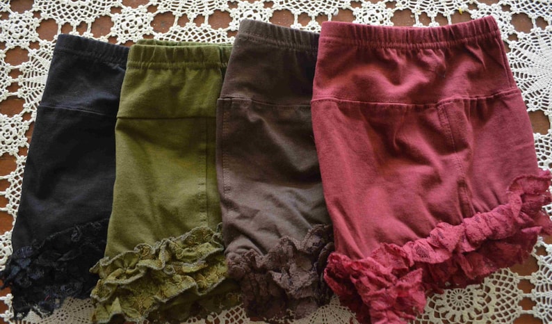 frilly booty shorts