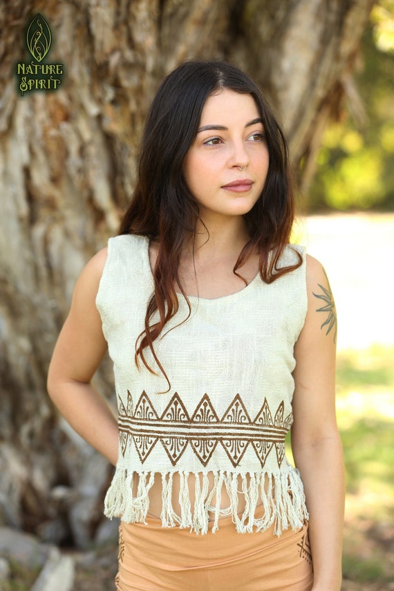 Tribal Tassel Top Boho Top Festival Top 