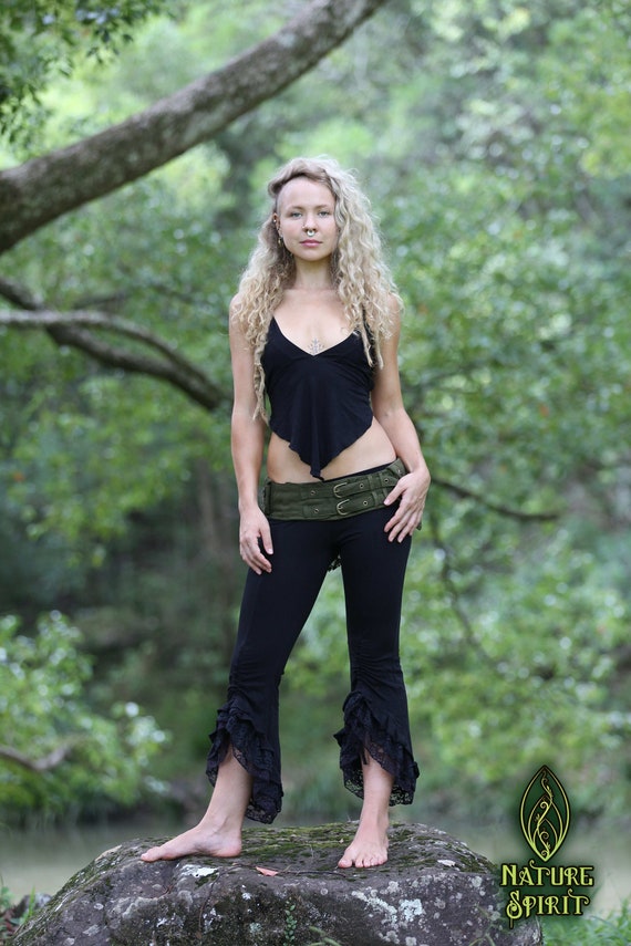 Fairy Capri Leggings Frilly Lace 