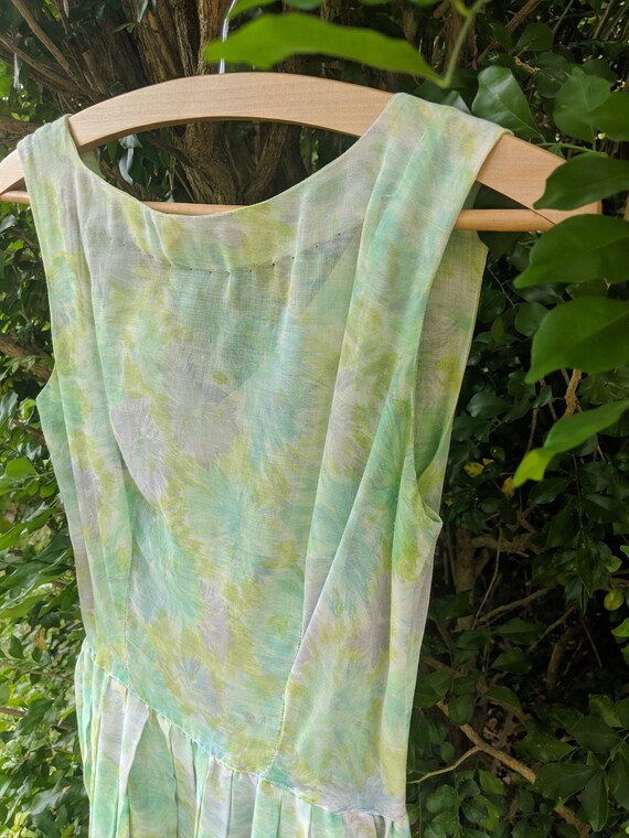 Handmade 60's Pleated Pastel Frock