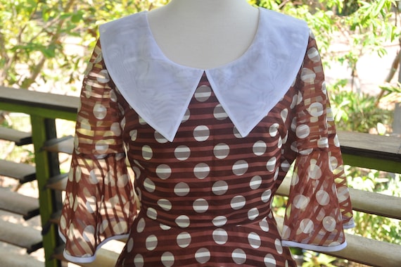 Fab 60's Polka Dot Dress