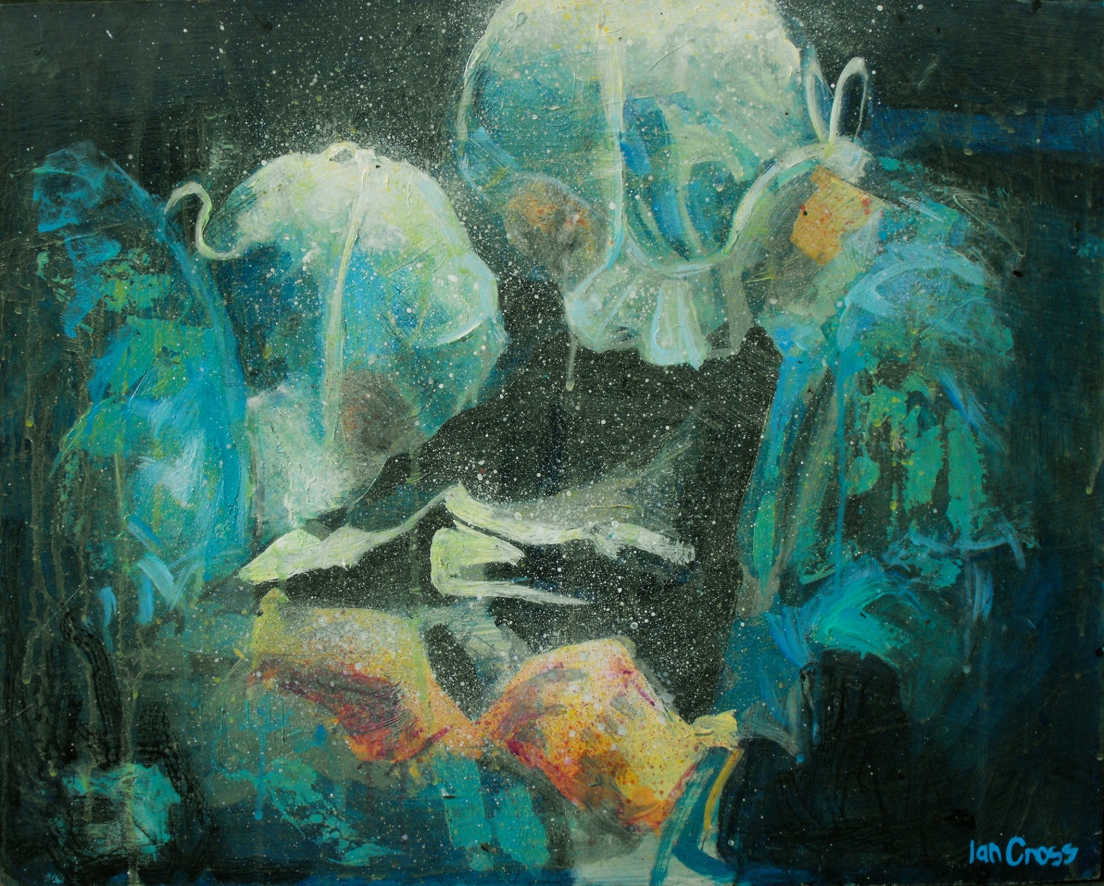 Medical Illustration Medical Painting Original Painting Art Etsy