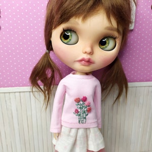 T-shirt Blythe (divers modèles), Vêtements Blythe, Tenue Blythe, Pull Blythe, Pull Blythe, T-shirt blanc Blythe, 1/6 30 cm