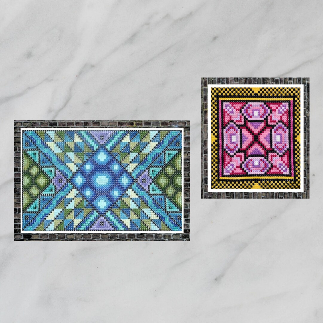 Embroidery Sampler Cross Stitch Pattern SET Learn Cross Etsy