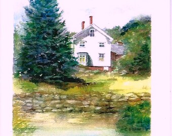 Country Style*Fine Art Print of Original Watercolor Painting