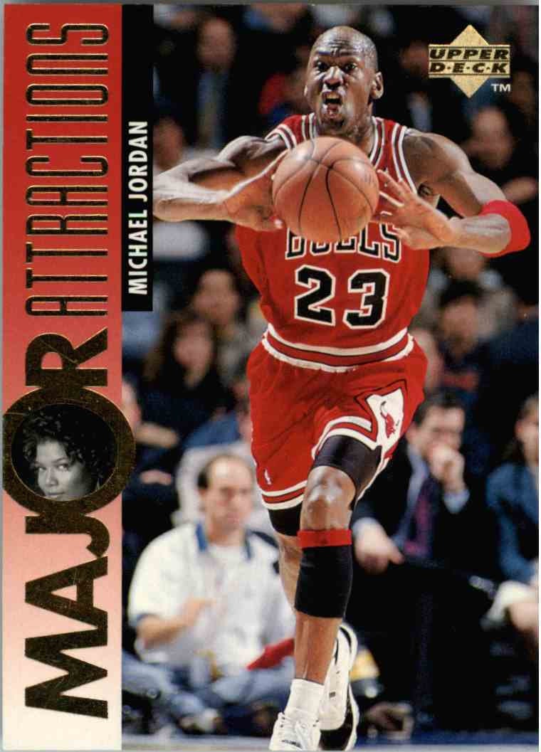 Michael Jordan 1995 Upperdeck Card 341 Major Attractions Etsy New Zealand
