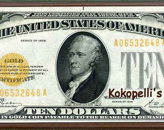 1928 500 Dollar Gold certificate free Shipping MUST READ Etsy