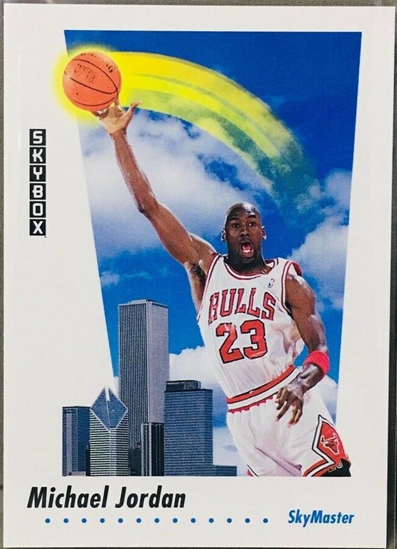 Michael Jordan 1992 SkyBox Card 583 Etsy