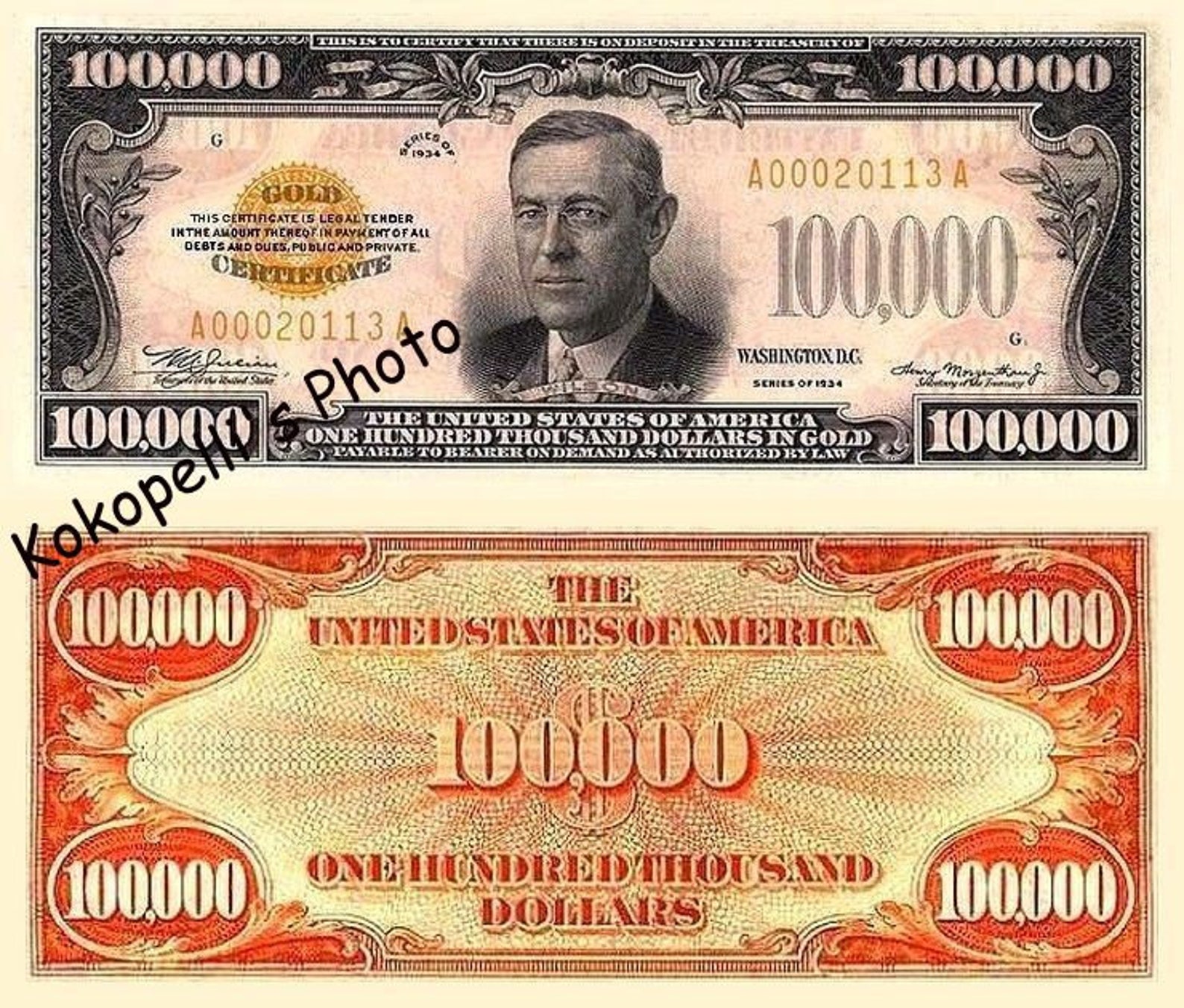 Банкнота 100 Долларов Фото
