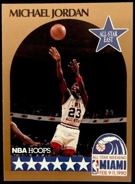 Michael Jordan 1990 All Star East Card 5 - Etsy