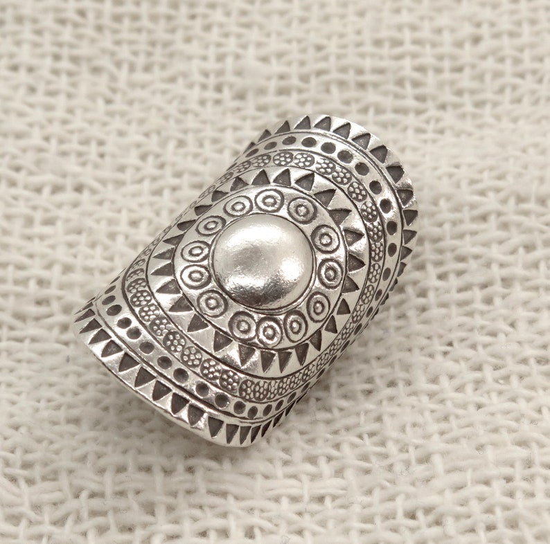 Sterling Silber Mandala Boho Statement Ring handgemachter Etsy.de