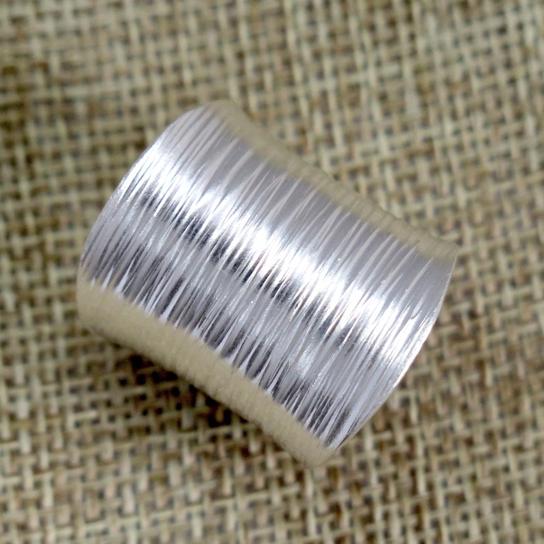 Sterling Silver Wide Band Statement Ring, Handmade Boho Long Adjustable ...