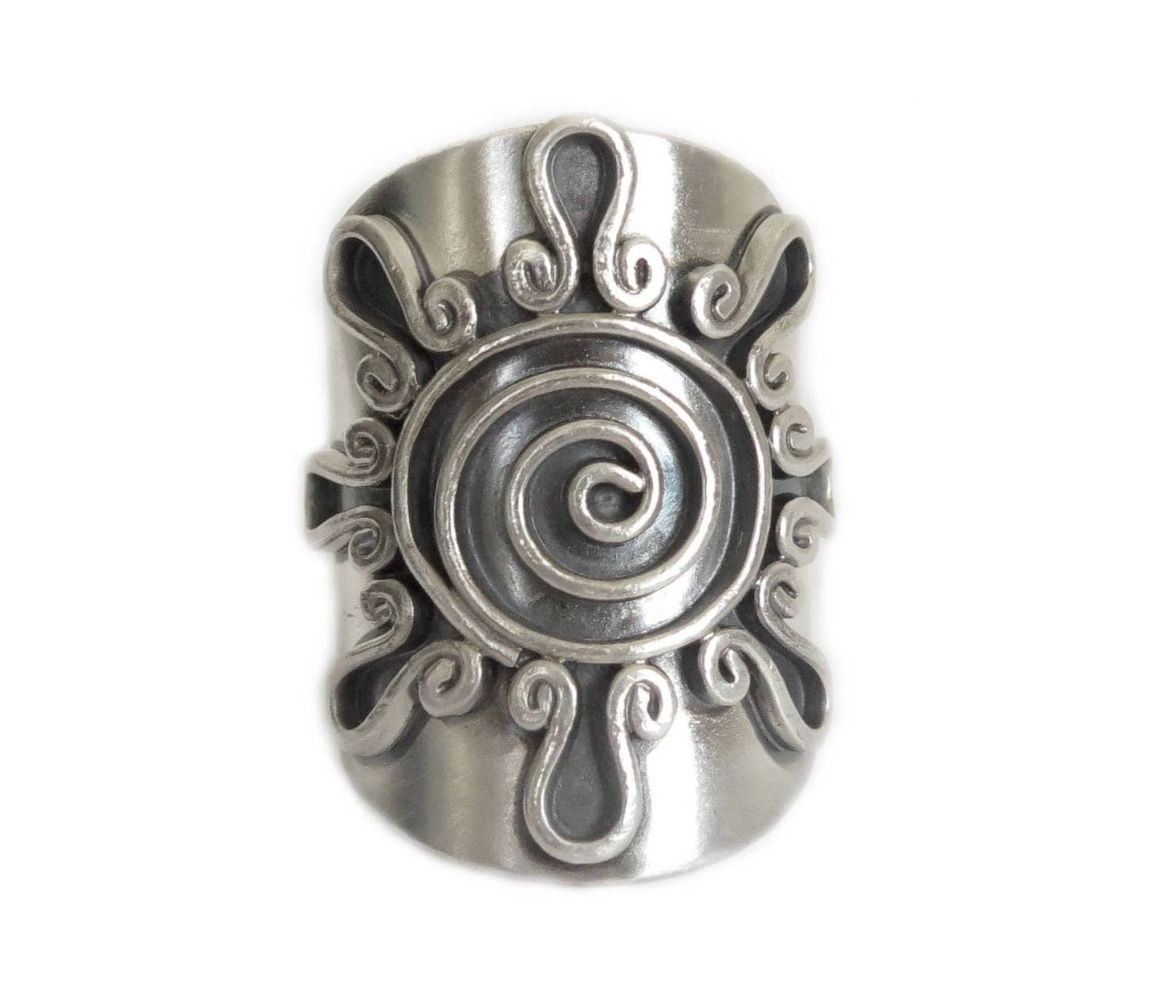 Boho 3 Sterling Silver Set of Rings plated in 18K Gold & Rhodium (No 53) main image 1