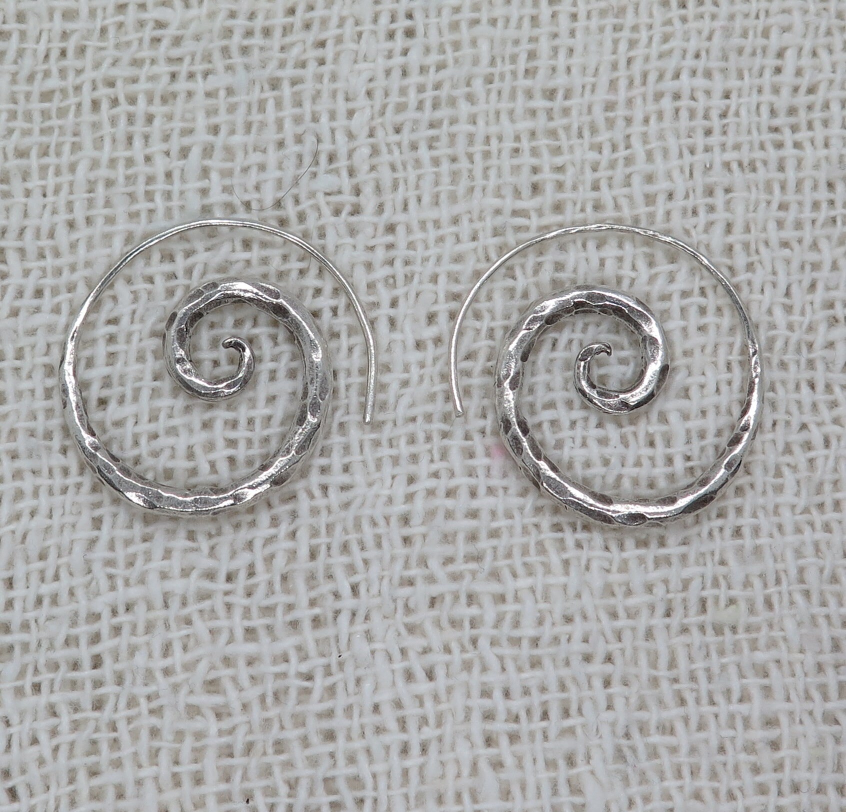 Orecchini A Spirale Boho In Argento - Cerchi Tribali Goccia, Geometrici E Rotondi, Fatti A Mano, In Lega Di Qualità, Per Donna, Stile Vintage E Hippie