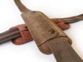 Upholstered  Genuine Crazy Horse Cow Leather Shoulder Pad for Bag, Camera or Guitar Strap, Custom Made to Fit Shoulder Strap product logo