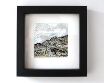 Three Sisters of Glencoe | Original Scottish artwork | Unique artist Morvenna | Glencoe | Scottish Highlands | Scottish Landscape art | Art