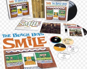 The Beach Boys Smile Sessions Brian Wilson ~ 5 Disc, 2 LP, 2 Vinyl box set in mint condition