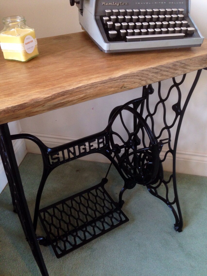 Vintage Retro Singer Sewing Machine Base Table Antique Etsy