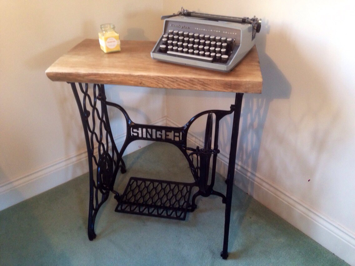 Vintage Retro Singer Sewing Machine Base Table Antique Etsy