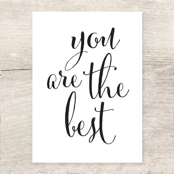 You are the best greeting card | Etsy