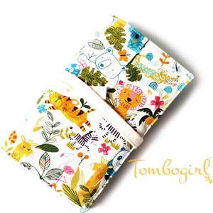 Family Passport Holder, Passport Wallet, Travel Accessory, Passport Cover,2, 4, 6 or 8 Passport Holder,  Australian made  – Jungle animals