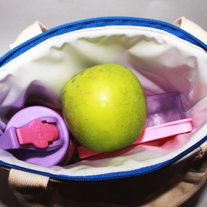 Insulated Lunch Bag / Lunch Tote Australian Made Zipped - Etsy