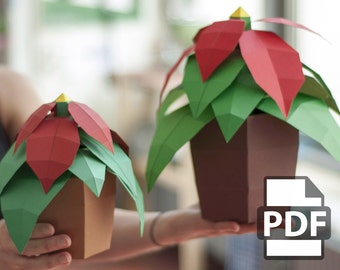 Christmas Star - DIY Papercraft Kit (Instant Download)