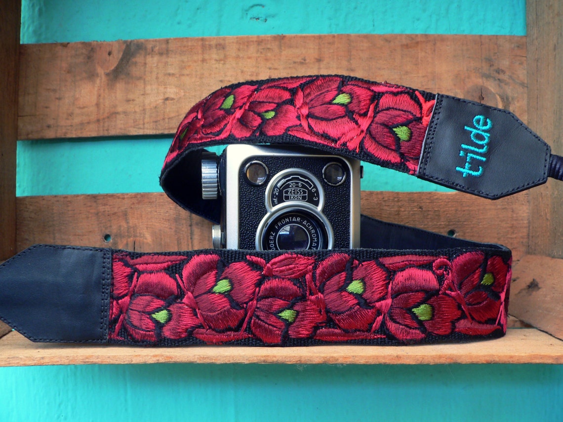 Leather Camera Strap DSLR Camera Strap Gift Photographer Etsy