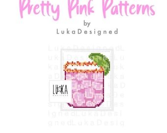 Wzór do haftu krzyżykowego PINK Margarita w formacie PDF