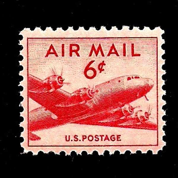 DC-4 - Pack of (10) Vintage (Issued in 1949) Unused Airmail U.S. Postage Stamps -  Post Office Fresh!