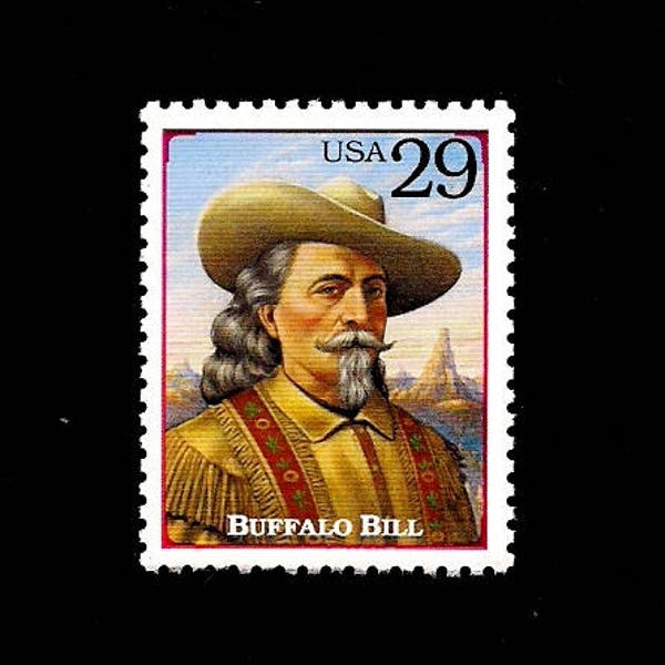 5 Buffalo Bill Cody - Pack of (5) Vintage (Issued in 1994) Unused U.S. Postage Stamps - Post Office Fresh!