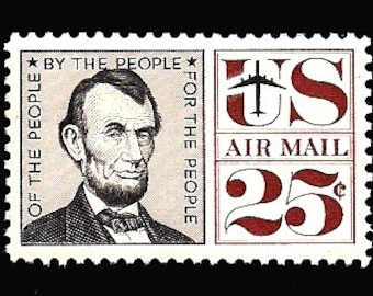 10 Lincoln Quote Postage Stamps Unused Vintage Postage for Mailing