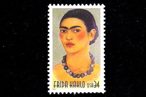 10 Unused Frida Kahlo Postage Stamps for Mailing
