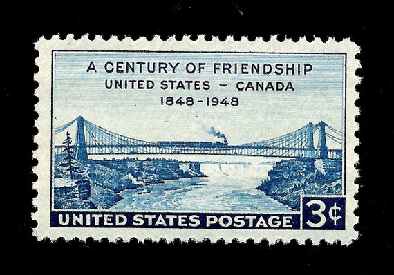 10 U.S. canada Friendship Pack of 10 Vintage issued in | Etsy
