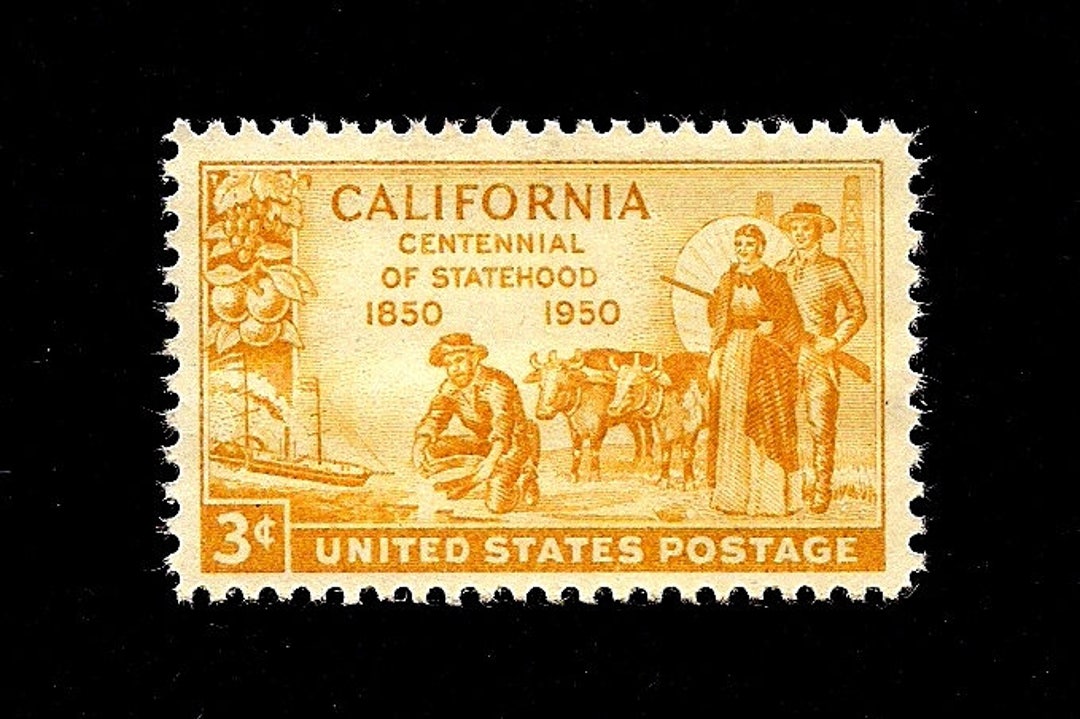 10 California Statehood Postage Stamps - Pack of (10) Vintage (issued ...