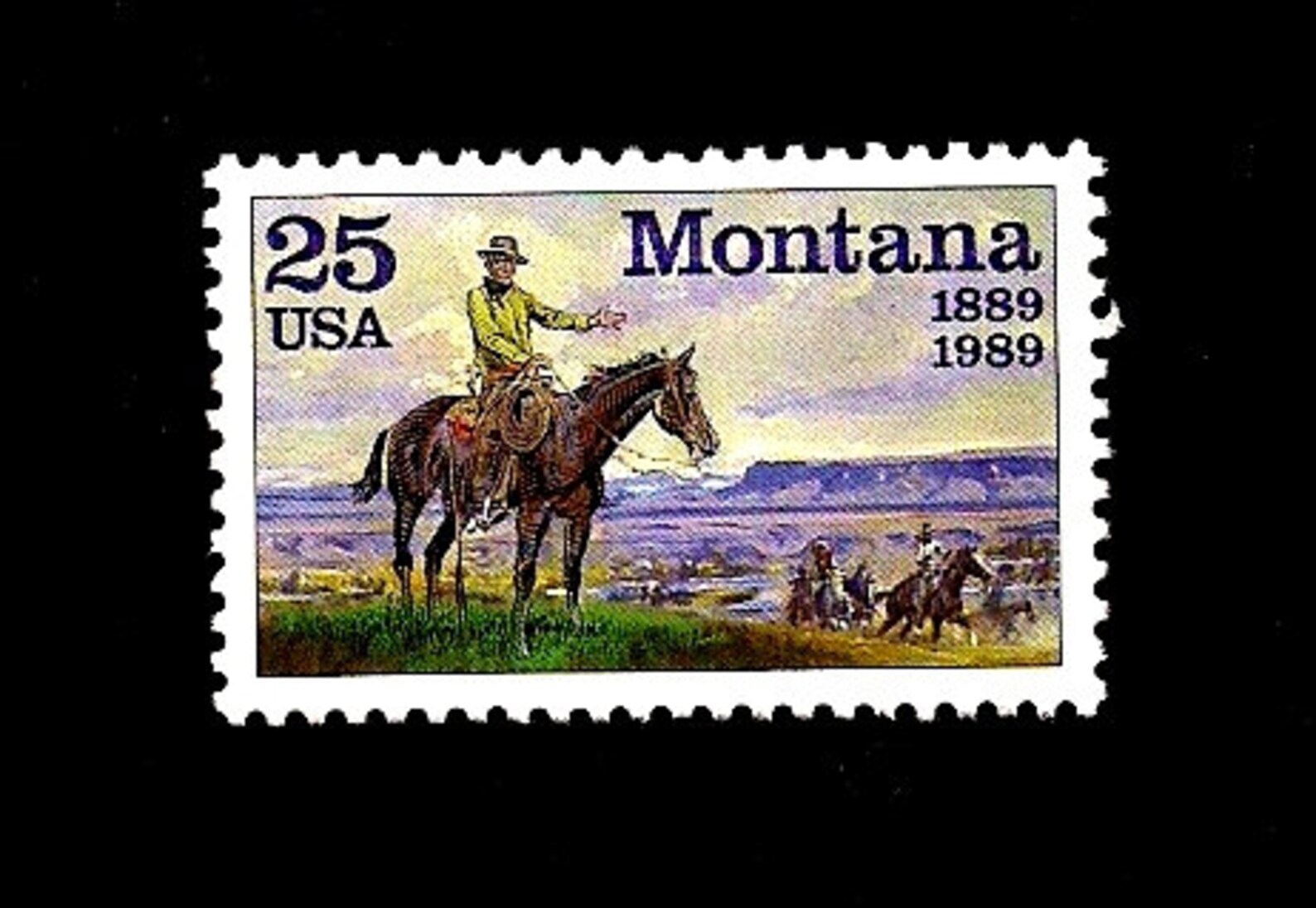 10 Montana Pack of 10 Vintage issued in 1989 Unused U.S. Etsy