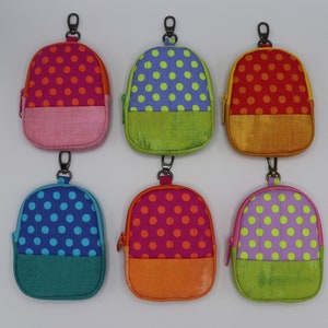 Mini sac à dos porte-cartes PDF à télécharger instantanément avec tutoriel vidéo étape par étape Fat Quarter Friendly Rosie & David Patterns