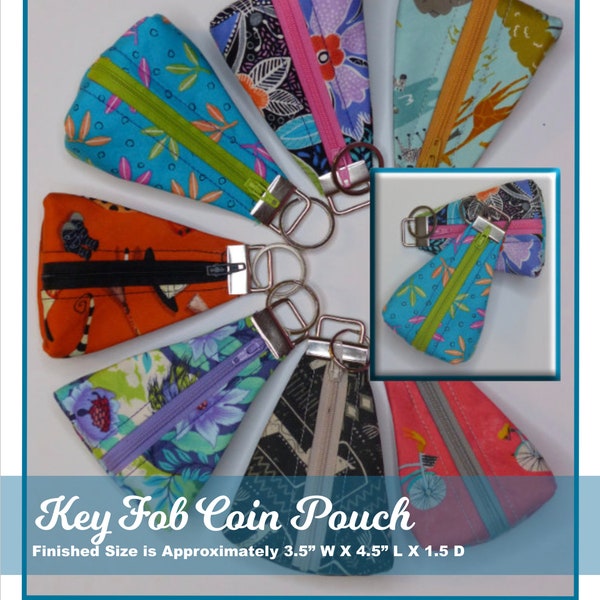 Key Fob Coin Pouch Pattern