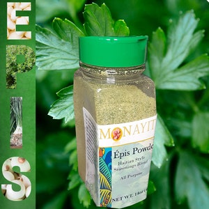 Authentic Epis Haitian Style Seasonings, Creole spice blend, Meat seasoning, Fish seasoning, Haitian Spices, Haitian style sofrito