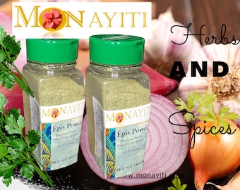 Authentic Epis Haitian Style Seasonings, Creole spice blend, Meat seasoning, Fish seasoning, Haitian Spices, Haitian style sofrito 2 bottles