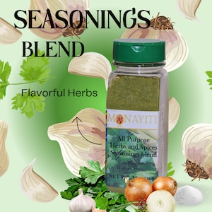 Epis Seasonings, heart of Haitian Cuisine with parsley, garlic, onions, herbs, a little bit of salt and seasonings (Not Spicy)