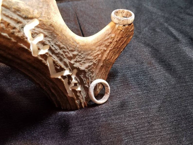 Elk Antler Ring Etsy