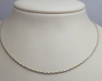 White Gold Chain - Etsy