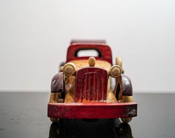 Vintage Wooden Car Etsy