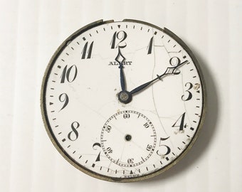 e907 Antique Alert Swiss Complete Watch Movement for Parts or Repair 1J